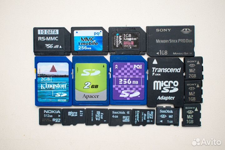 Карта Micro sd, ммс, Меmоry Stiсk М2