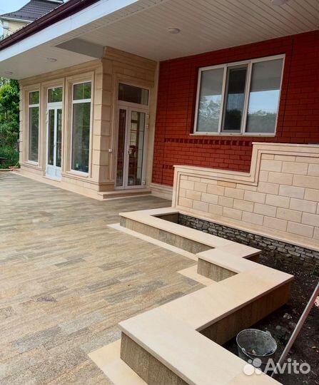 Облицовка дагестанским камнем