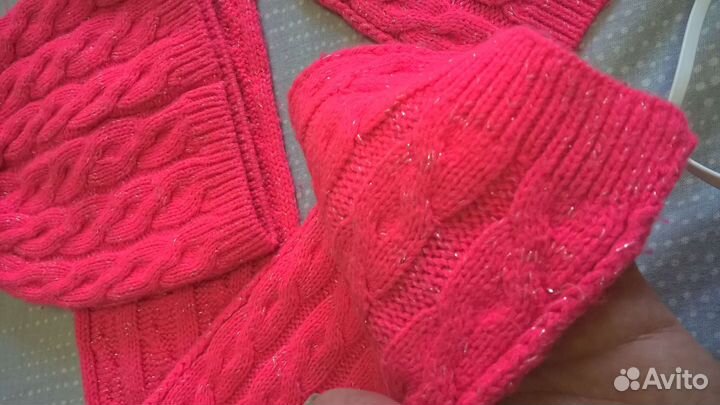Комплект шапка и шарф для девочки