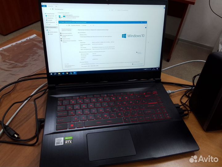 Игровой ноутбук MSI RTX3060/ i5-10H/144Hz