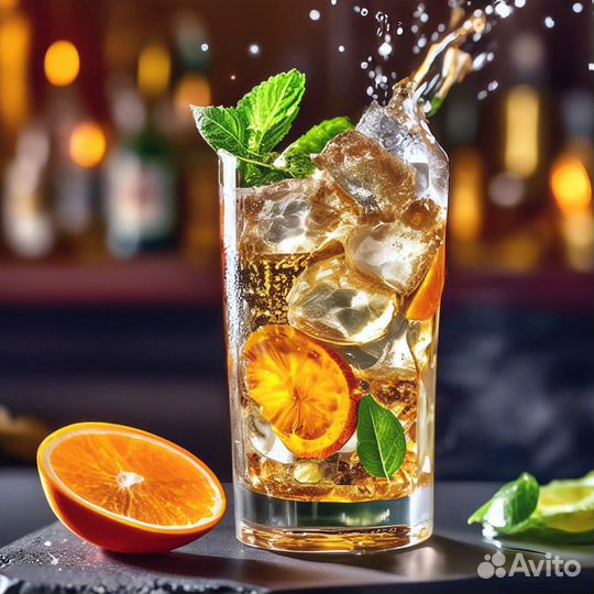 Фото напитков на подрамнике