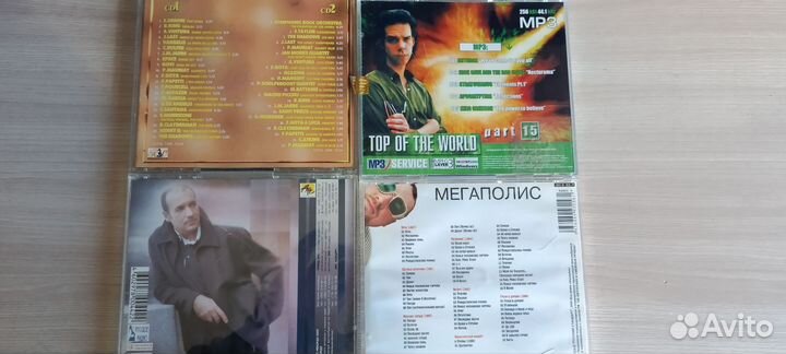 Музыкальные cd диски 4шт