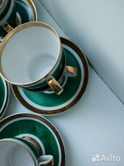 Чайная пара лфз Аврора зеленая