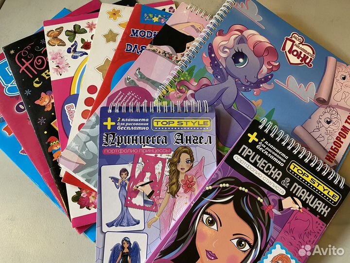 Наклейки и книжки для детей