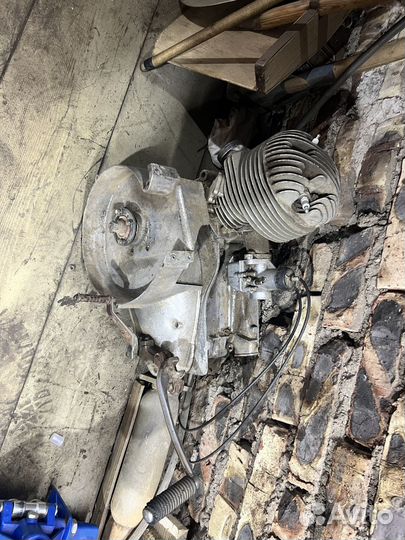 Двигатель от инвалидки и мотоцикл иж с коляской