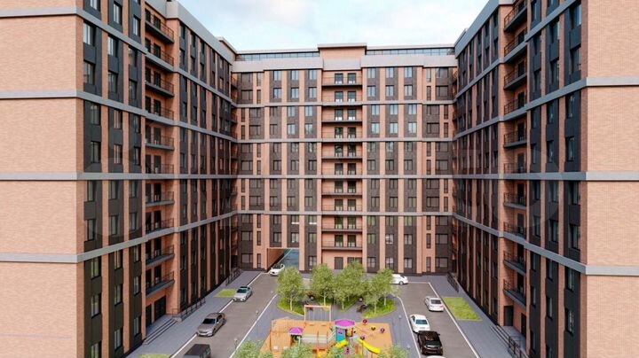 1-к. квартира, 49,7 м², 2/12 эт.