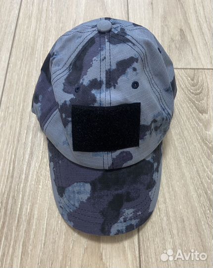 Бейсболка синий мох