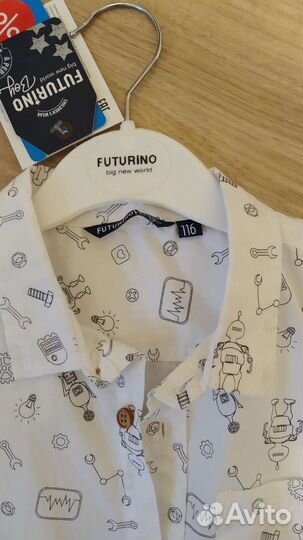 Рубашка для мальчика Futurino, р. 116
