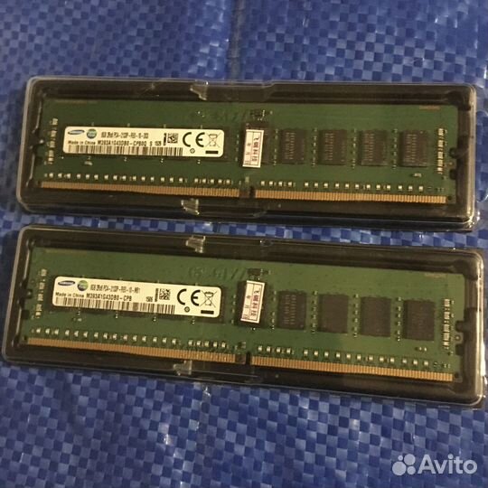 Оперативная память DDR4 Samsung 16gb (8x2) ECC reg