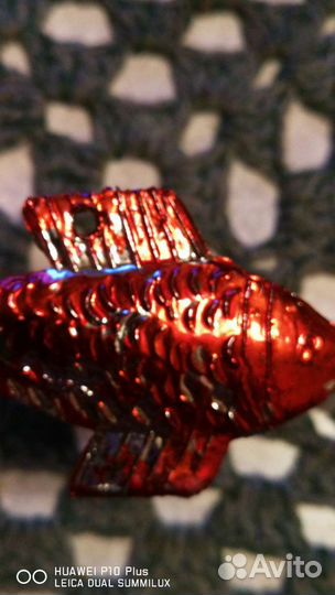 Рыбка. Новогодняя Советская игрушка