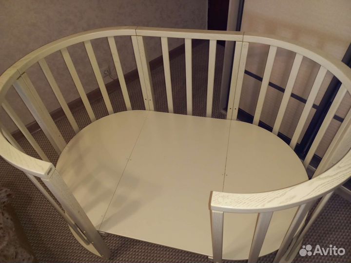 Детская круглая кроватка трансформер