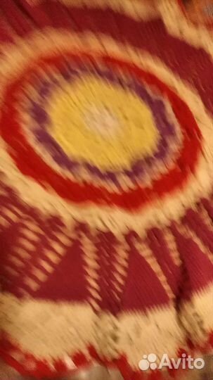 Скатерть/накидушка/большая вязаная салфетка