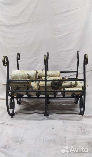 Дровница кованая