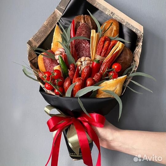 Букет из колбасы