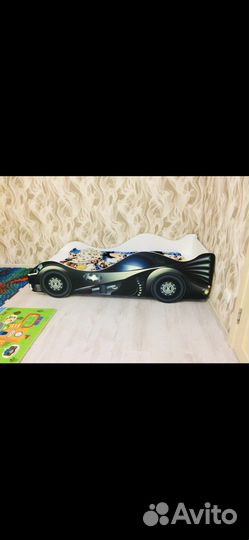 Подростковая кровать Бэтмобиль