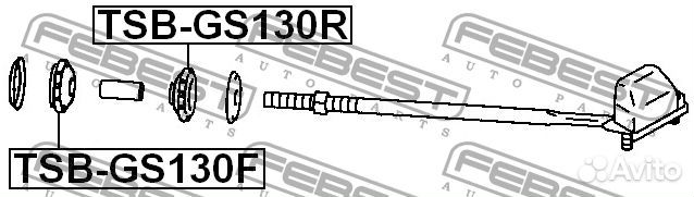 Втулка стабилизатора перед правлев