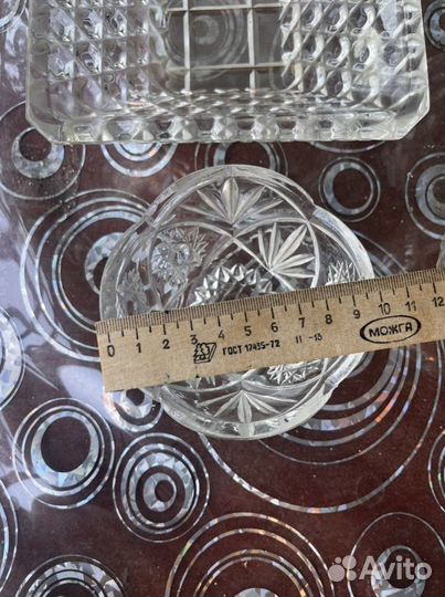 Вазы хрустальные конфет салатники пепельница СССР