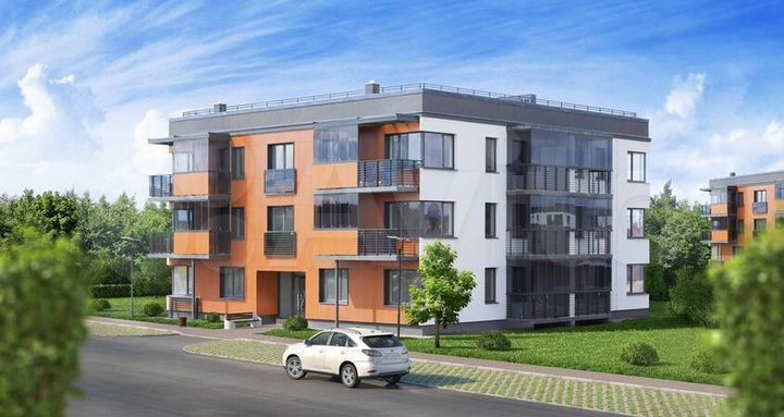 2-к. квартира, 59,9 м², 4/4 эт.