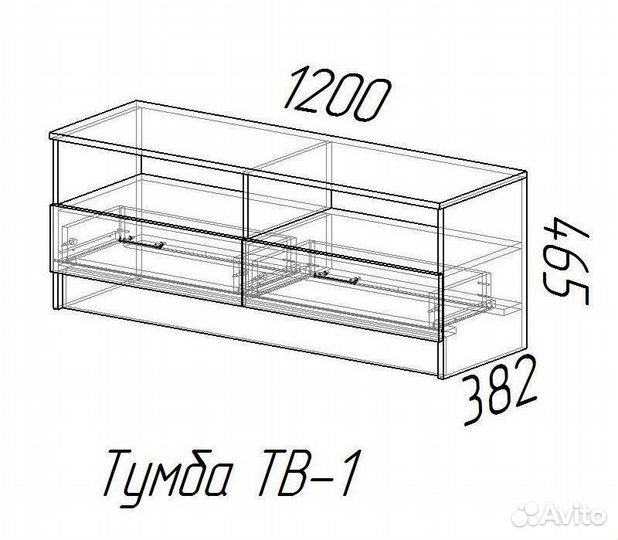 Тумба TV 1