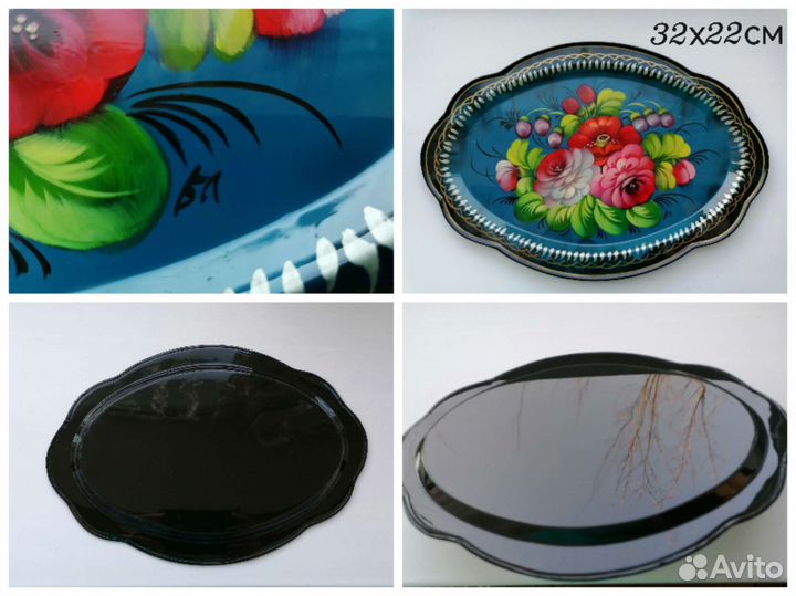 Сахарница поднос Жостово