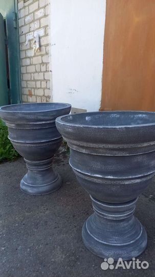 Вазоны для цветов из арт бетона