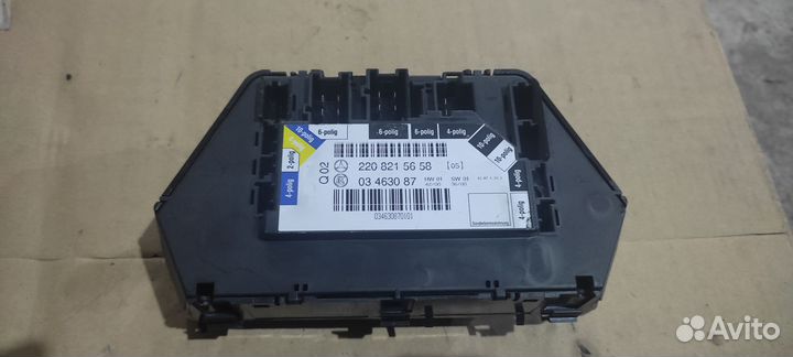 Задний правый блок управления сиденья w220