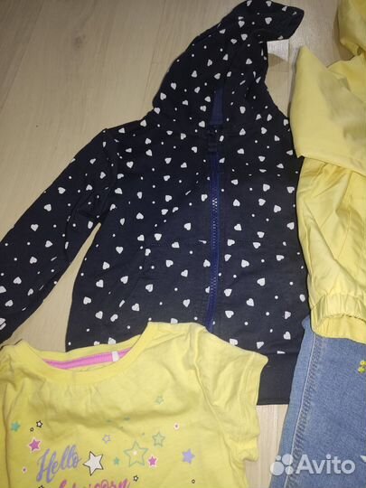 Вещи пакетом на девочку 98-104