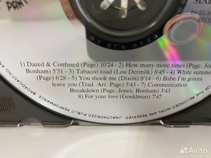 LED Zeppelin CD Live in SanFrancisco1969Редкий NM