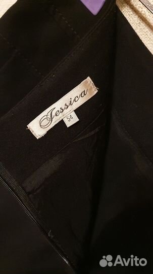 Юбка классическая черная