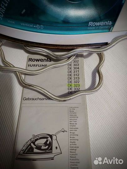 Утюг Rowenta surfline (Германия)