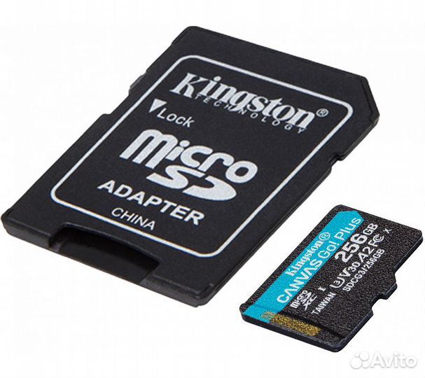 Карта памяти Kingston microsdxc Canvas Go Plus Cla