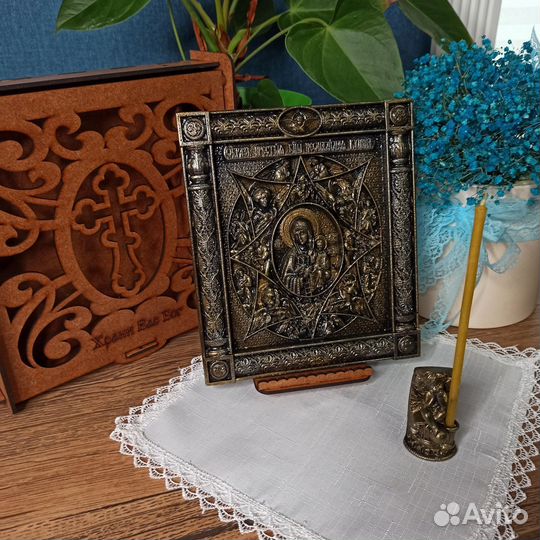 Икона Божией Матери Неопалимая Купина. Подарочная