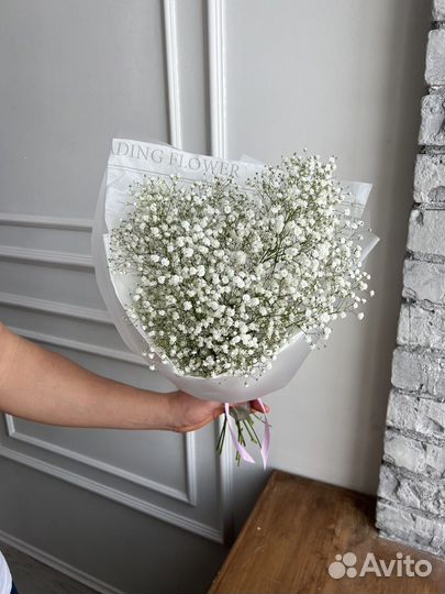Гипсофила белая букет цветов с доставкой