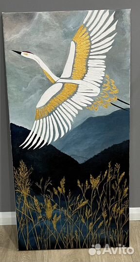 Картина акрилом на холсте в рамке