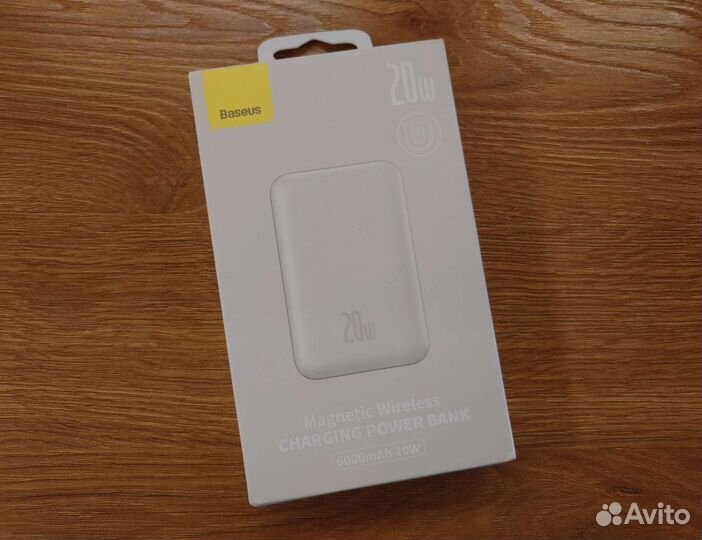 Внешний аккумулятор MagSafe — Baseus Magnetic 6000