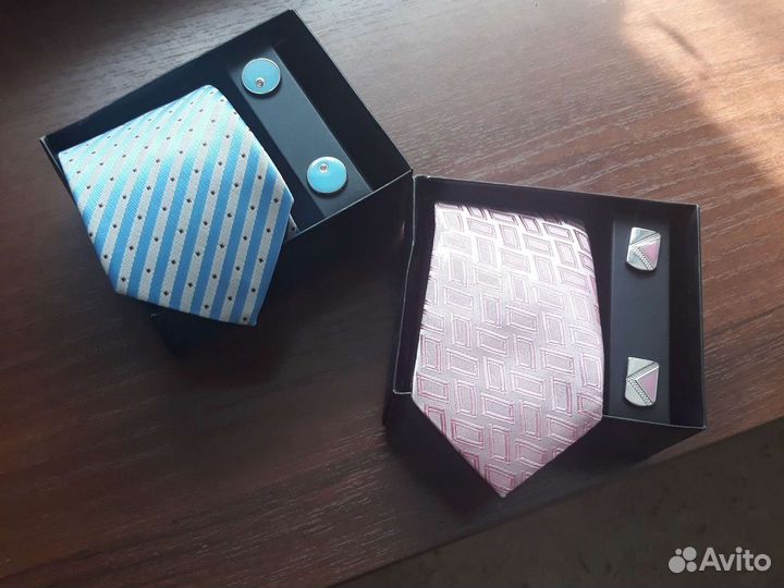 Набор: галстук+ запонки