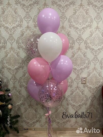 Воздушные гелиевые шарики.Шары с доставкой.Текст
