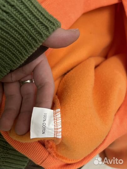 Толстовка/худи теплый 100% хлопок