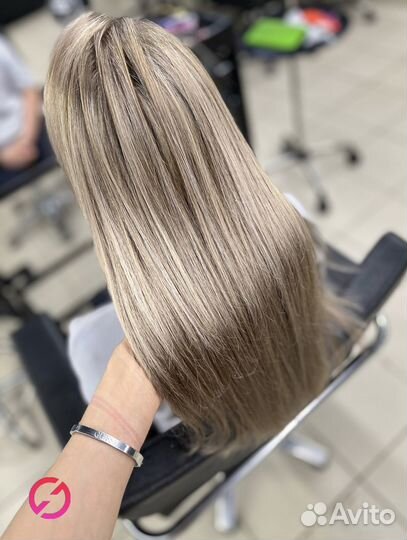 Сложное окрашивание волос / Стрижка