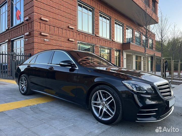 Аренда Mercedes-Benz S-class 2020 г.в. с водителем