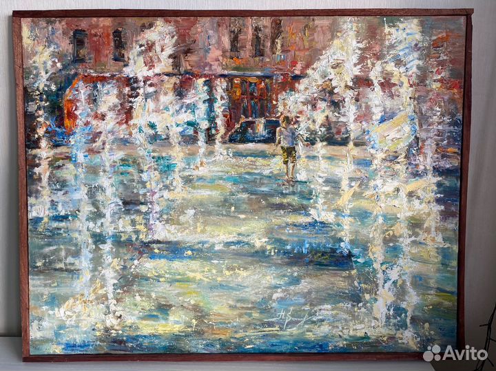 Картина маслом на холсте большая