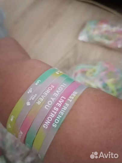 Силиконовый браслет для вечеринок (100шт)