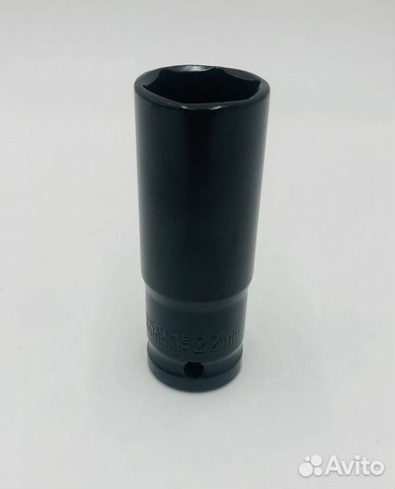 Головка ударная глубокая 6-гранная 1/2''DR (22 мм)