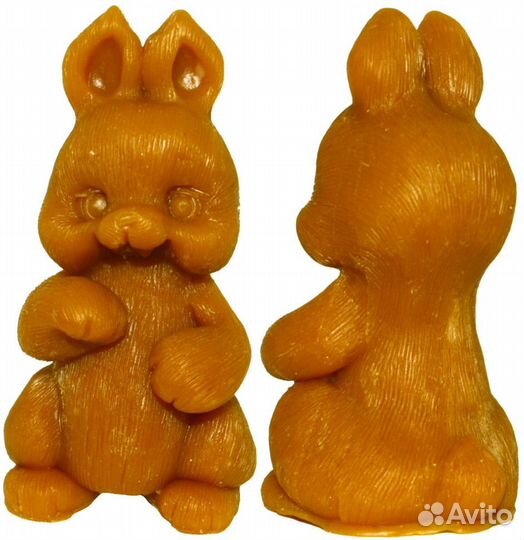 Силиконовая форма для свечей Заяц 5 (0752)