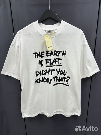 Футболка vetements flat (oversize)