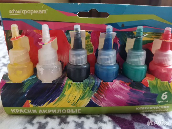 Краски акриловые