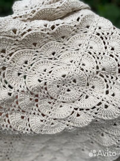 Плед вязаный