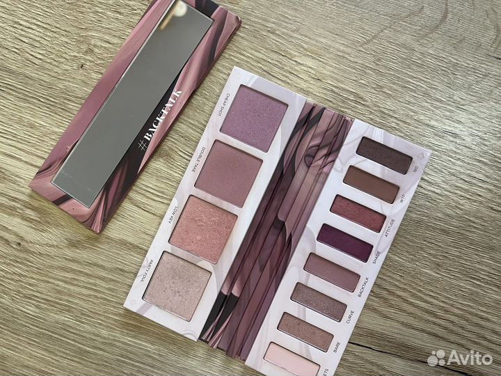 Палетка теней хайлайтер urban decay backtalk