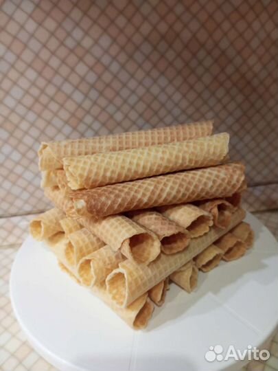 Вафельные трубочки