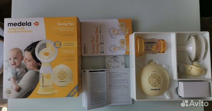 Молокоотсос электрический medela swing flex